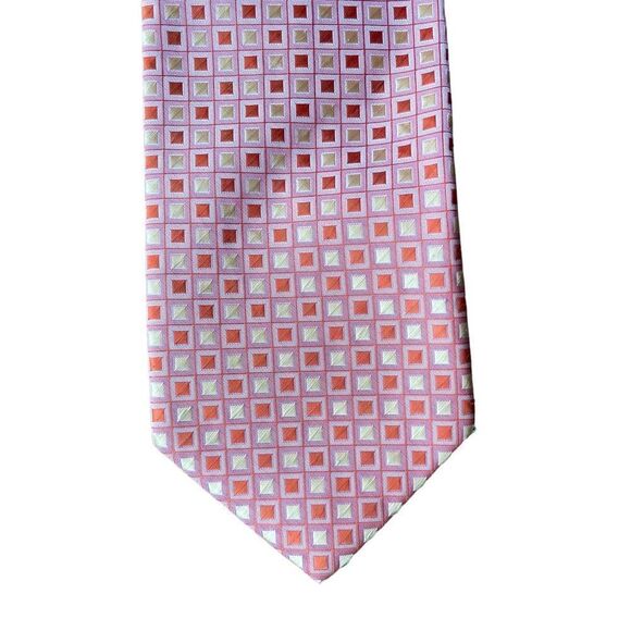 Romario Manzini Geometric Print Tie - Picture 1 of 4